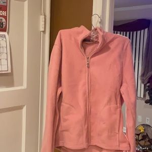 Snowflake woman’s pink fleece jacket new with tags size X-Large beautiful